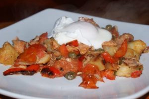 Slide Inn Salmon Hash